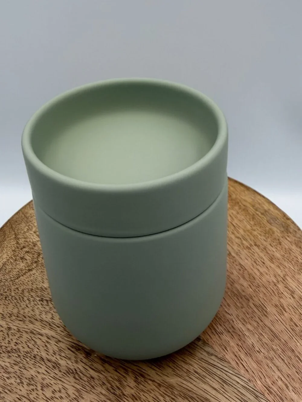 Zone Denmark Nova One Stoneware Jar with Lid Matcha Green Minimalist NIB